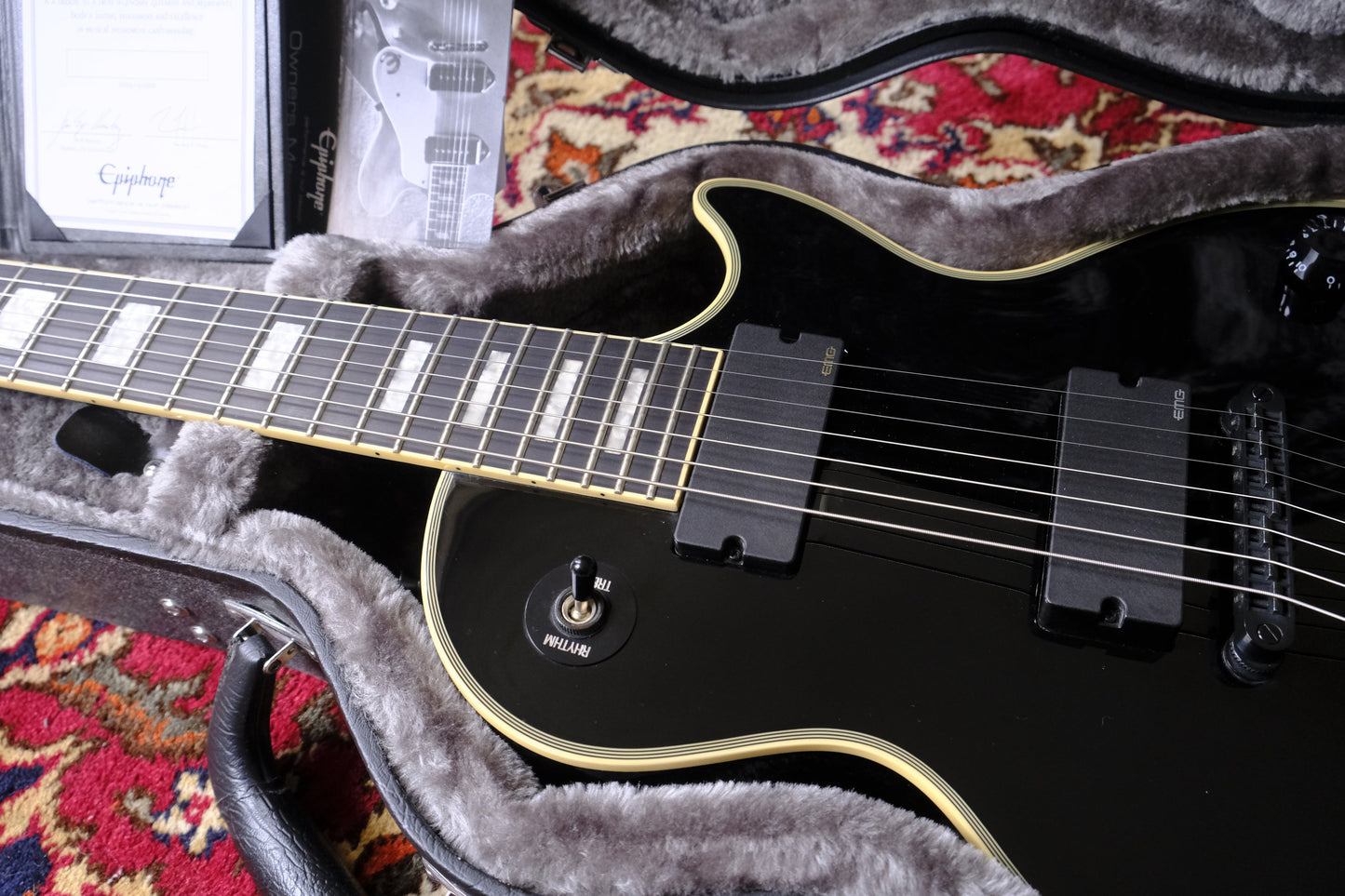 Epiphone Matt Heafy Signature Les Paul Custom 7 2014 Ebony
