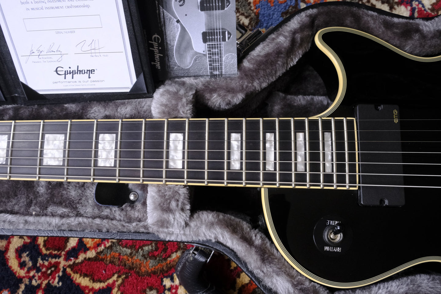 Epiphone Matt Heafy Signature Les Paul Custom 7 2014 Ebony