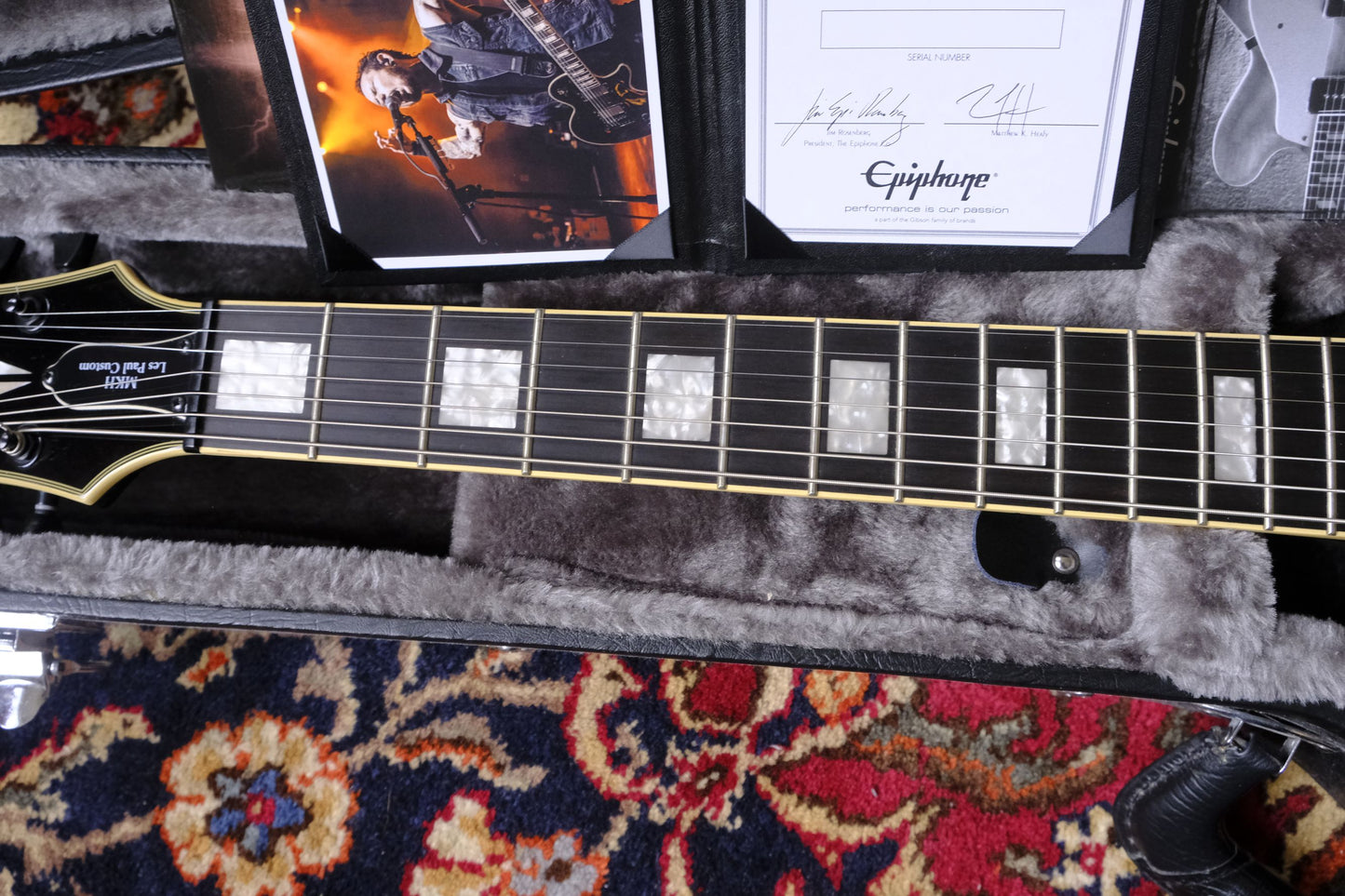 Epiphone Matt Heafy Signature Les Paul Custom 7 2014 Ebony