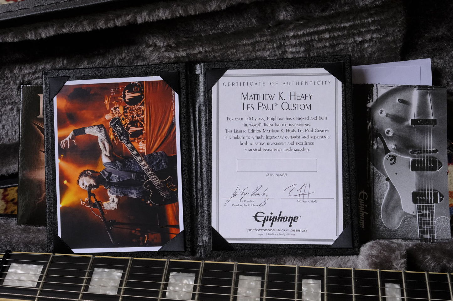 Epiphone Matt Heafy Signature Les Paul Custom 7 2014 Ebony