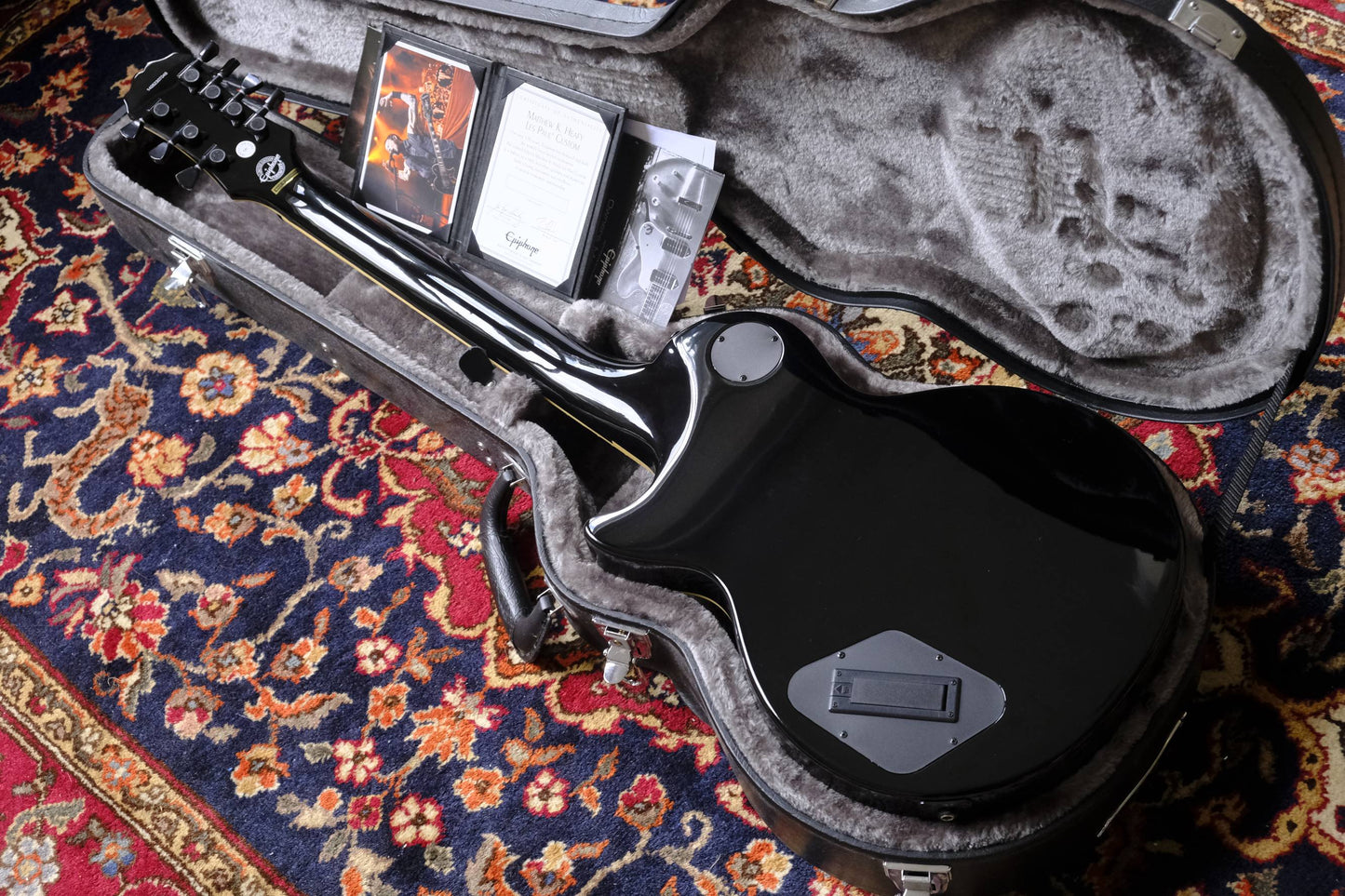 Epiphone Matt Heafy Signature Les Paul Custom 7 2014 Ebony