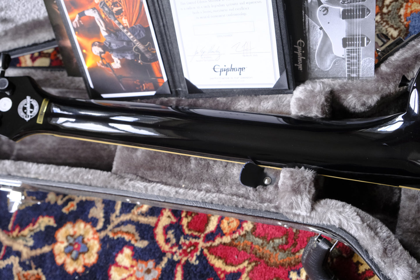 Epiphone Matt Heafy Signature Les Paul Custom 7 2014 Ebony