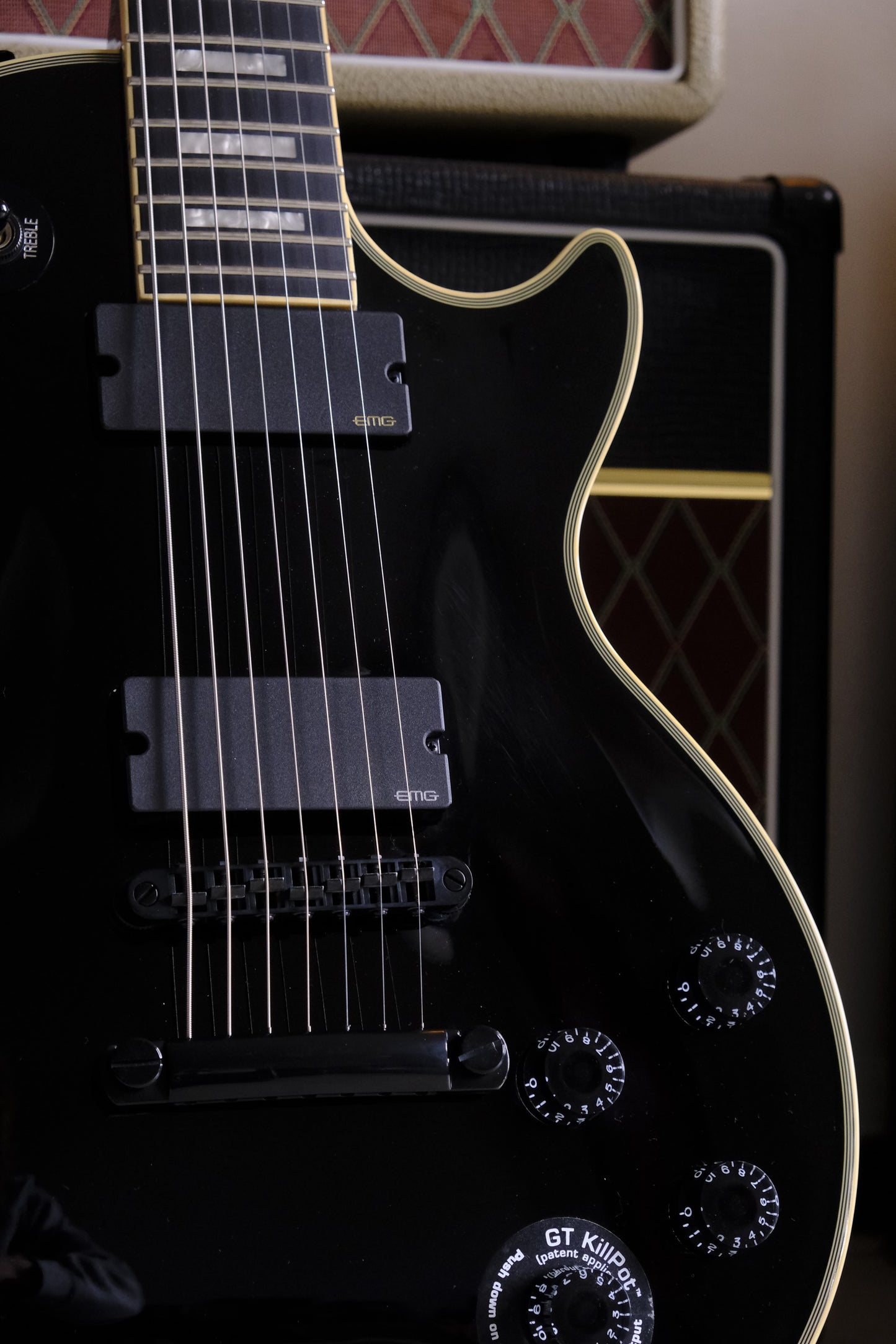 Epiphone Matt Heafy Signature Les Paul Custom 7 2014 Ebony
