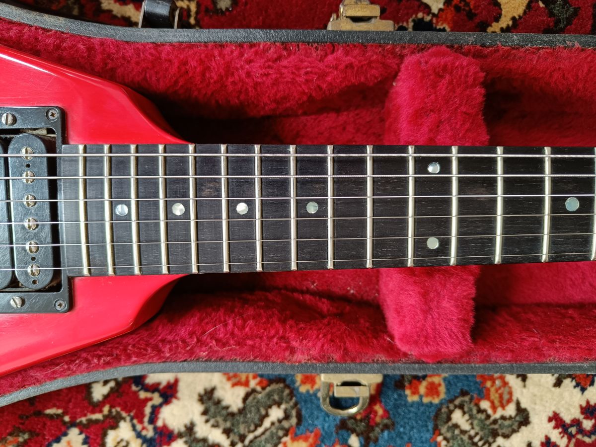 Gibson Flying V I with Stop Bar Tailpiece and Offset Knobs 1987 Red