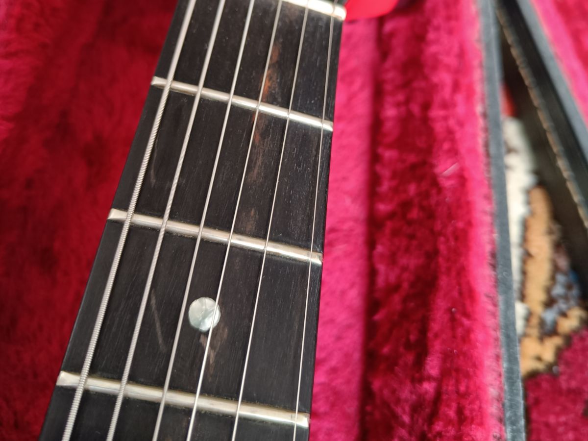 Gibson Flying V I with Stop Bar Tailpiece and Offset Knobs 1987 Red