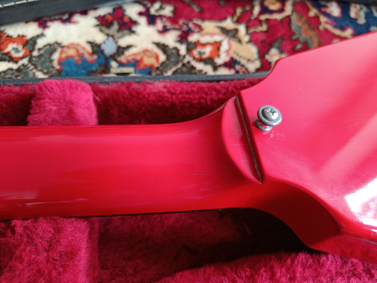 Gibson Flying V I with Stop Bar Tailpiece and Offset Knobs 1987 Red