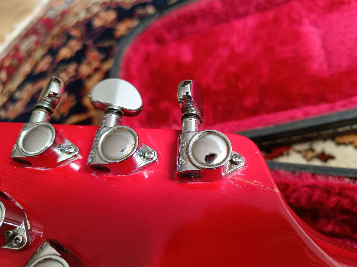 Gibson Flying V I with Stop Bar Tailpiece and Offset Knobs 1987 Red
