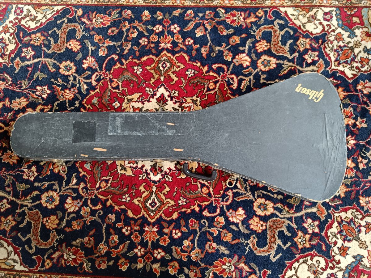 Gibson Flying V I with Stop Bar Tailpiece and Offset Knobs 1987 Red