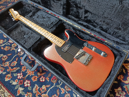 Fender Telecaster with Maple Fretboard 1975 Copper Spark refin