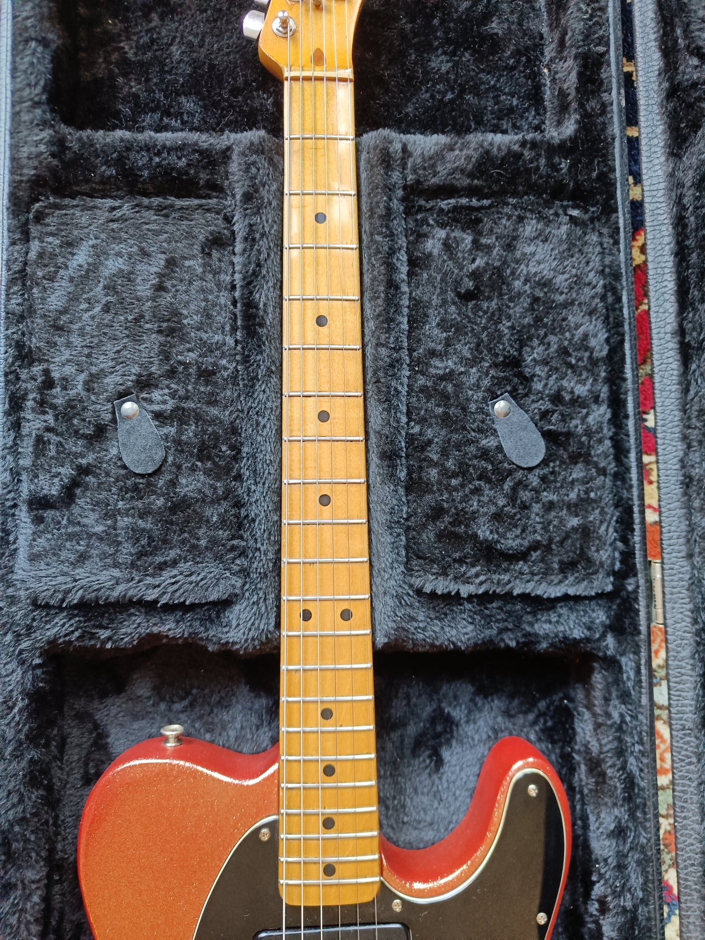 Fender Telecaster with Maple Fretboard 1975 Copper Spark refin