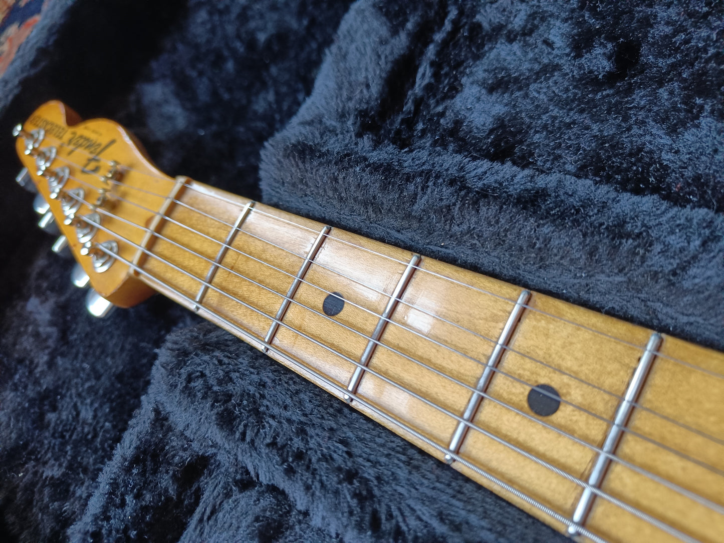Fender Telecaster with Maple Fretboard 1975 Copper Spark refin