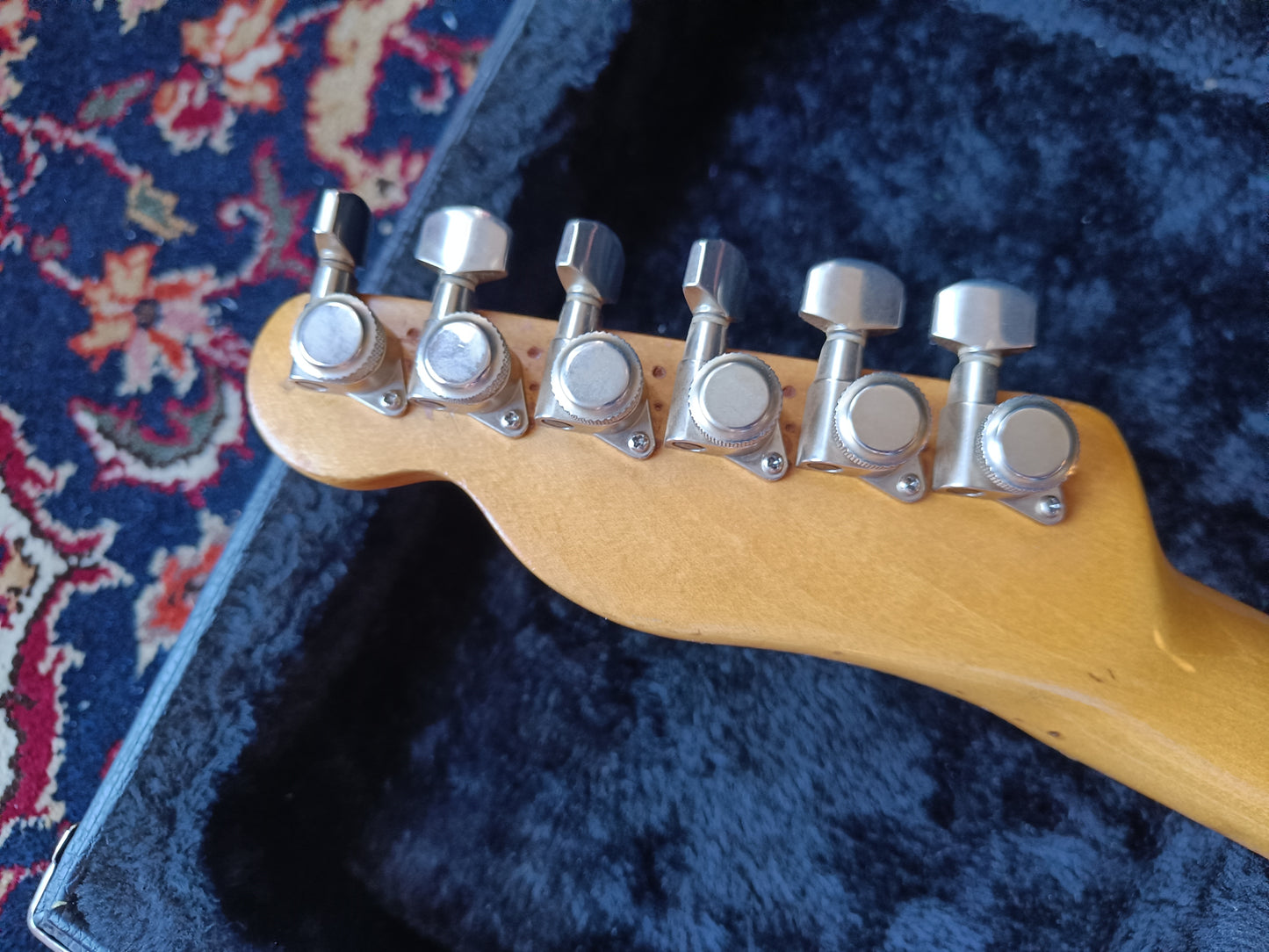 Fender Telecaster with Maple Fretboard 1975 Copper Spark refin