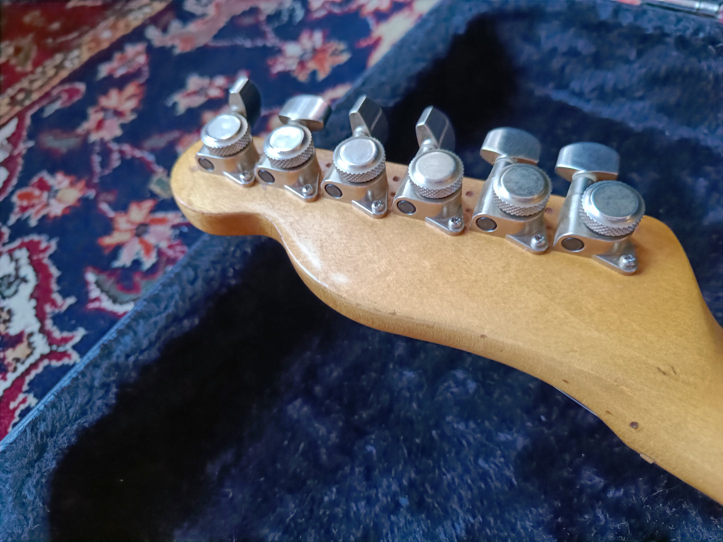 Fender Telecaster with Maple Fretboard 1975 Copper Spark refin