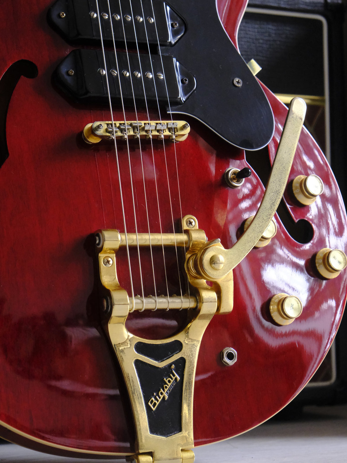 Epiphone Riviera Custom P93 2013 Wine Red