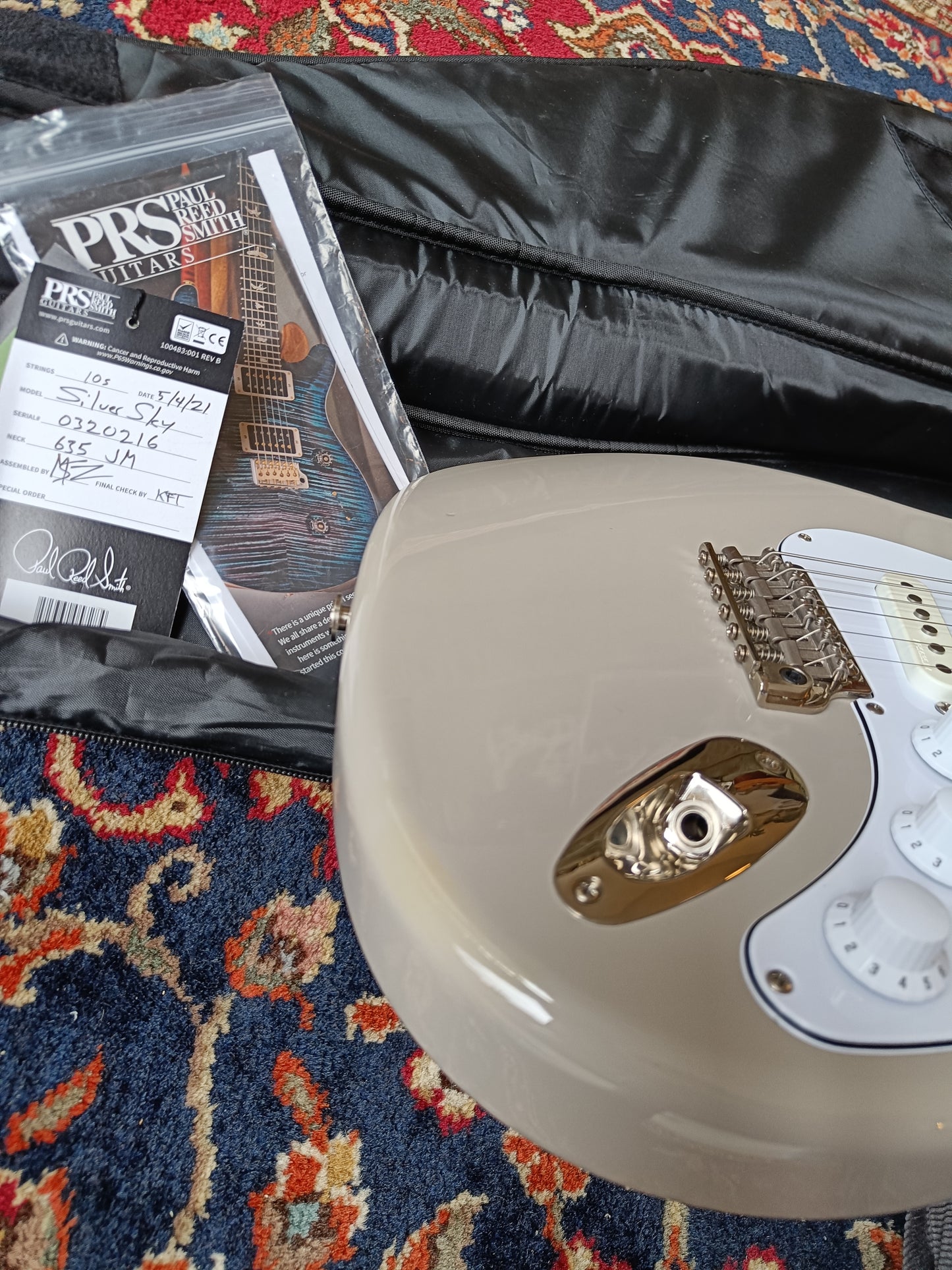 PRS Silver Sky John Mayer Signature with Maple Fretboard 2021 Moc Sand