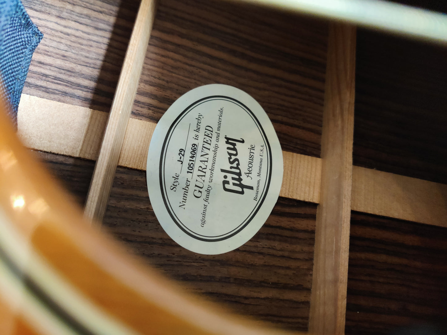 Gibson J-29 2014 Rosewood
