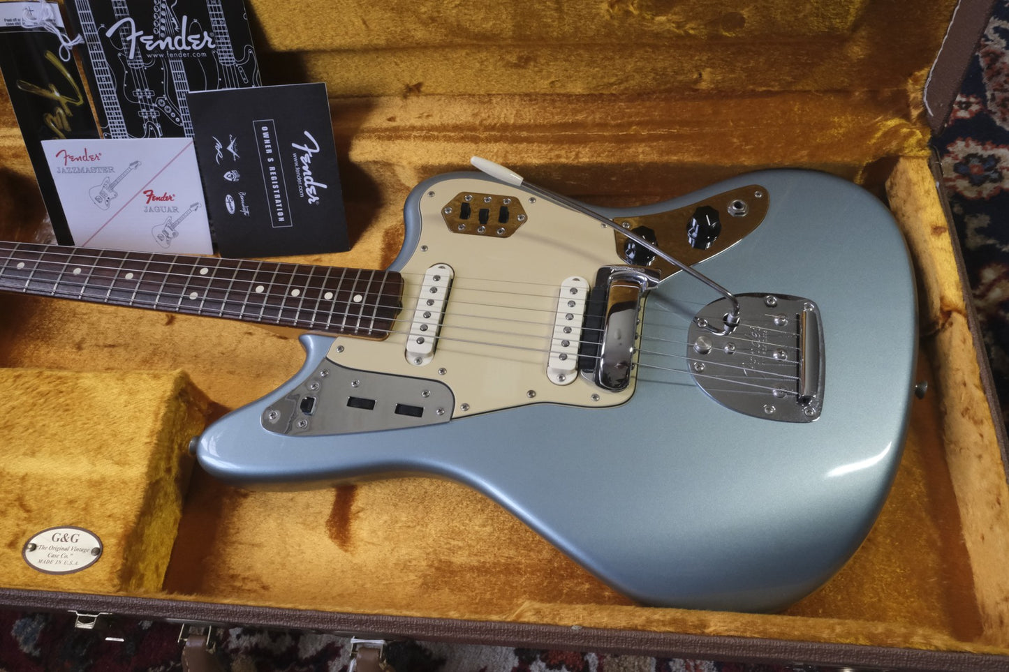 Fender American Vintage '62 Jaguar 2007 Ice Blue Metallic