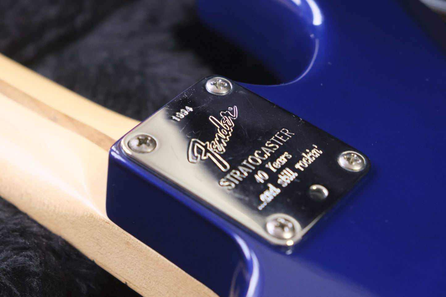 Fender 40th Anniversary American Standard Stratocaster with Maple Fretboard 1994 Midnight Blue