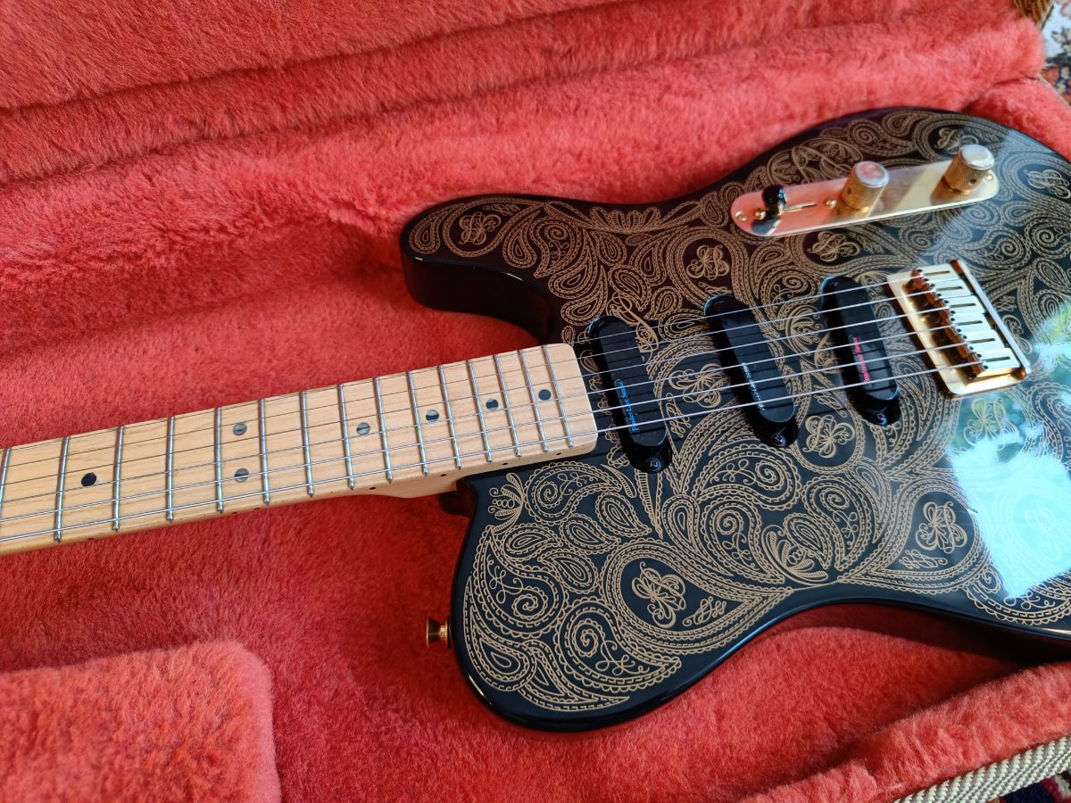 Fender James Burton US Signature Telecaster 1994 Black with Gold Paisley