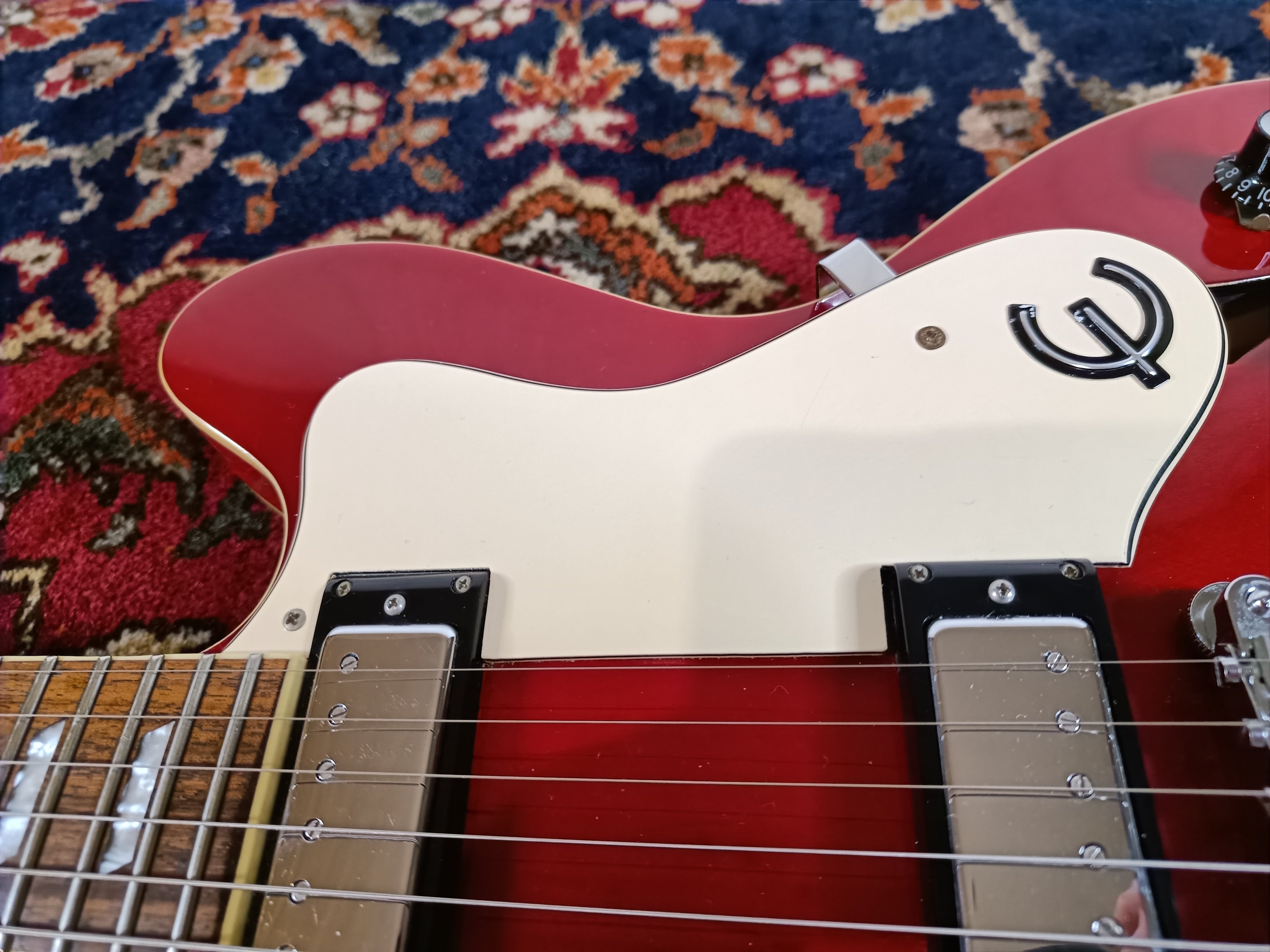 Epiphone Riviera Reissue 2006 Cherry – Rinkies Guitars