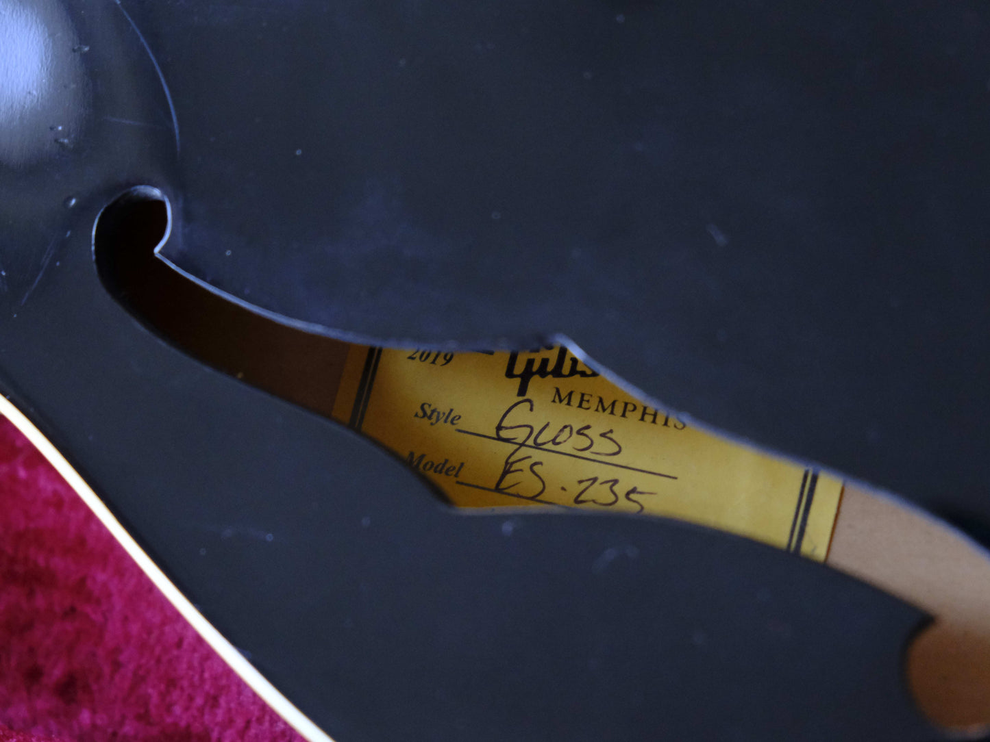 Gibson Memphis ES-235 2018 Ebony