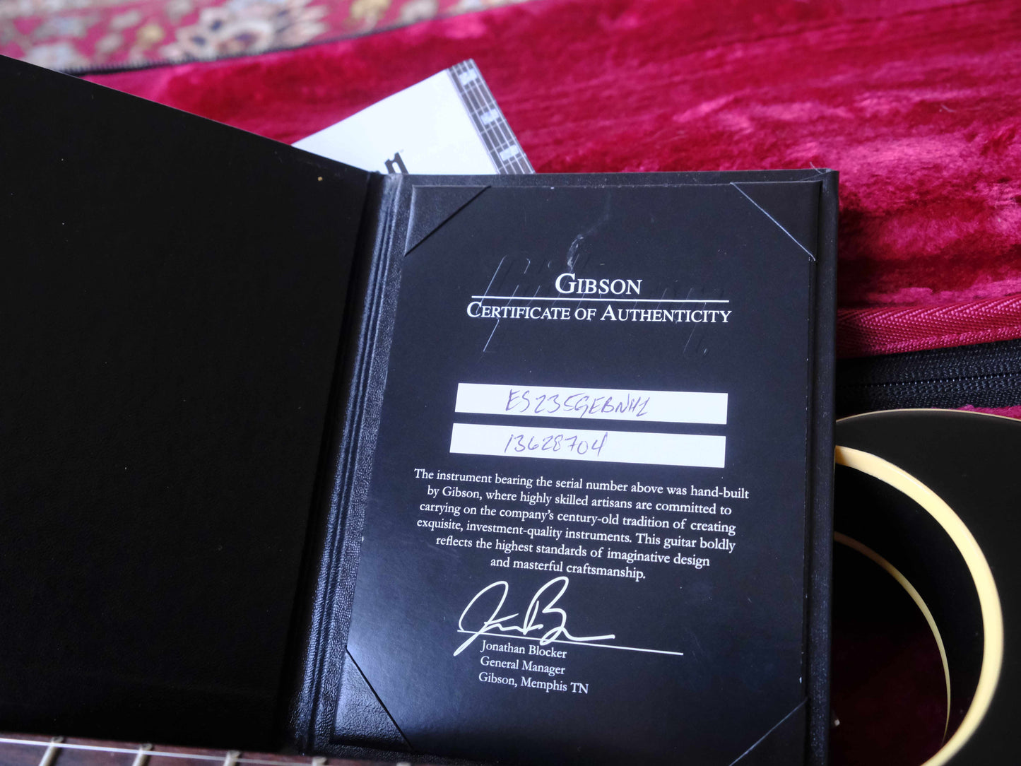 Gibson Memphis ES-235 2018 Ebony