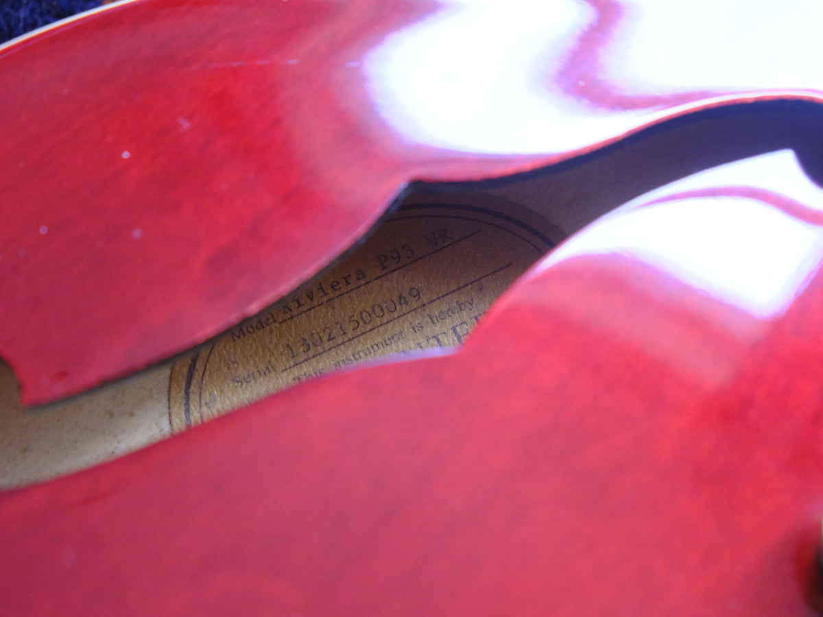 Epiphone Riviera Custom P93 2013 Wine Red