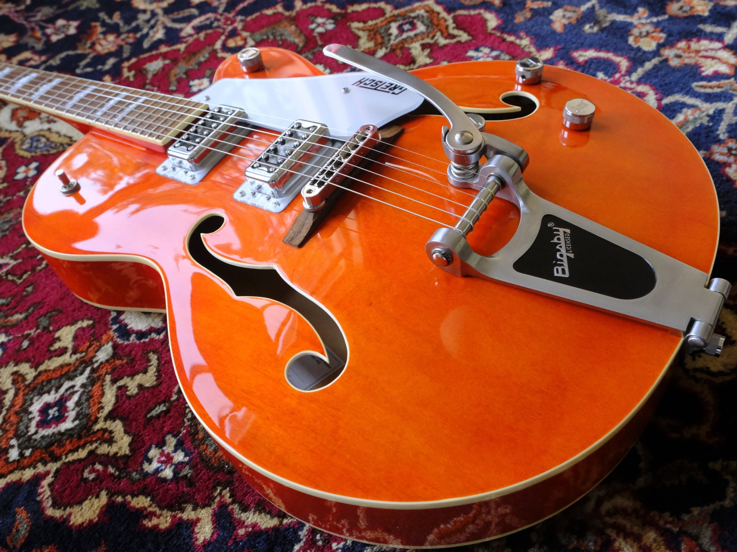 Gretsch G5420T Electromatic 2014 Orange Stain – Rinkies Guitars