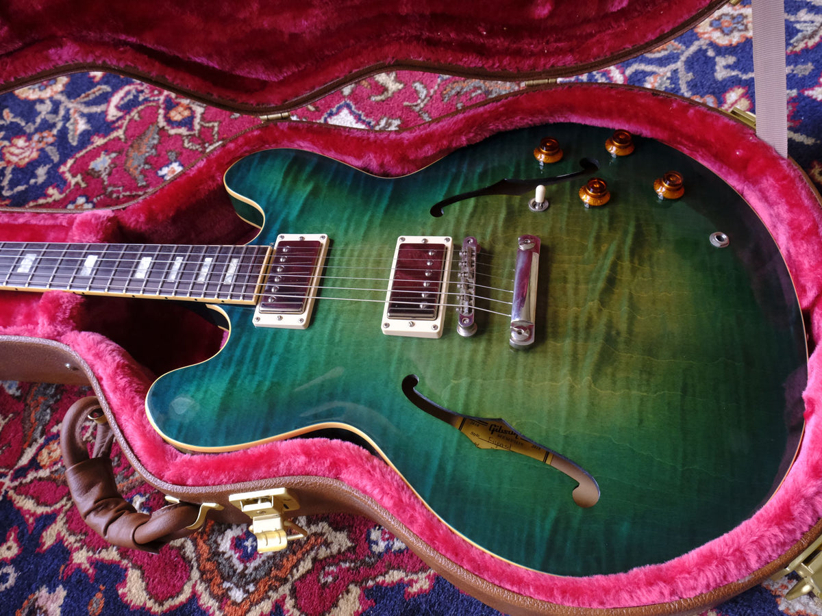 Gibson Memphis ES-335 Block 2018 Figured Aquamarine