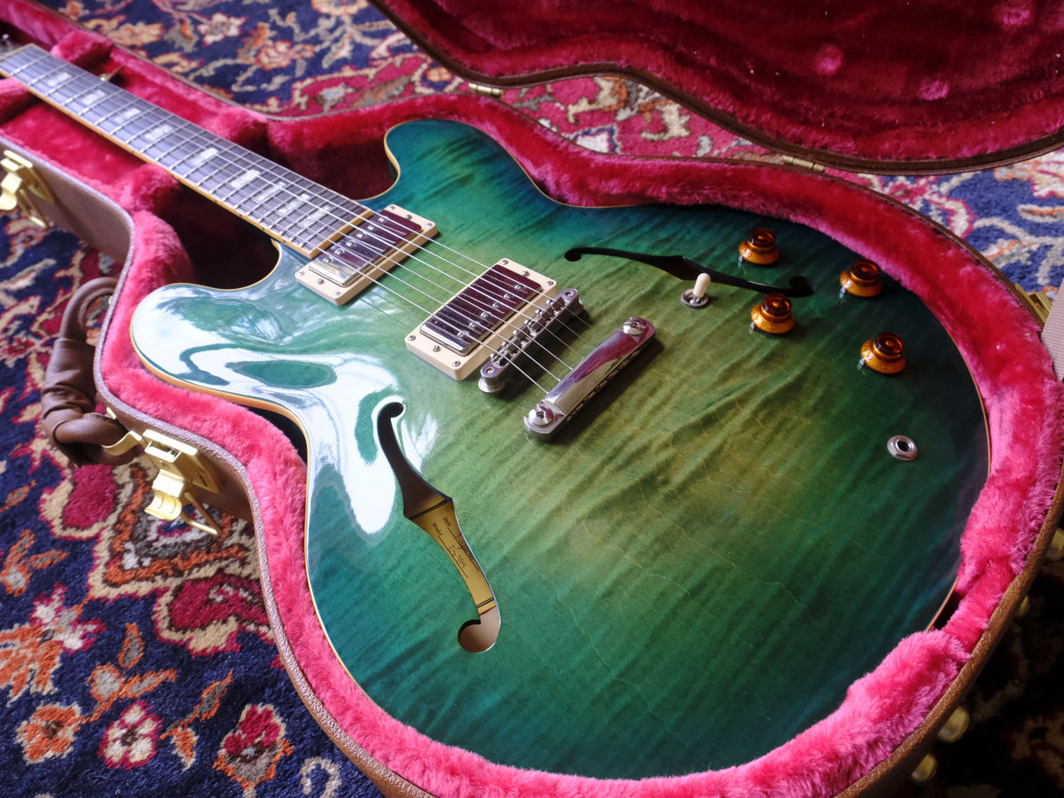Gibson Memphis ES-335 Block 2018 Figured Aquamarine
