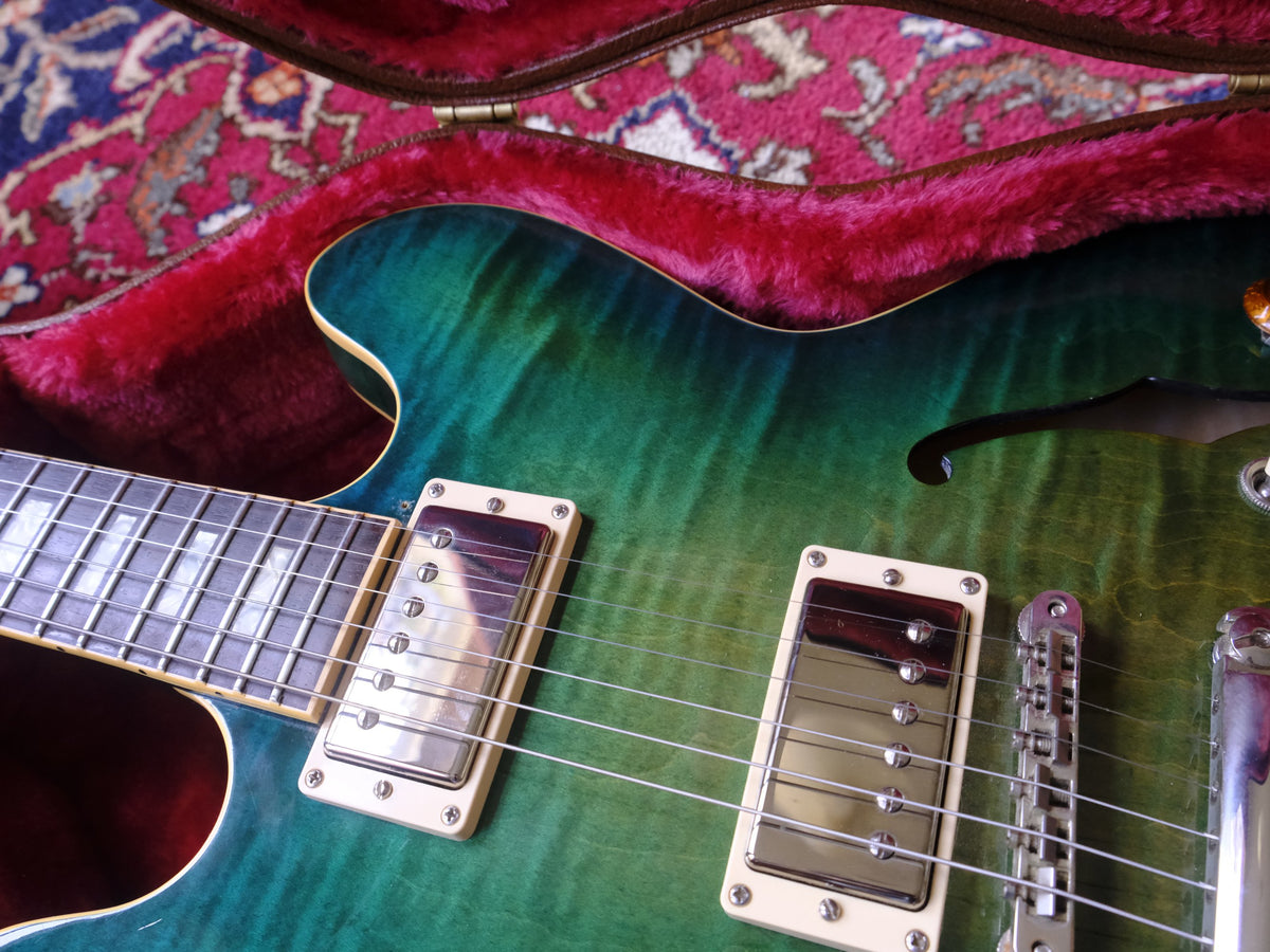 Gibson Memphis ES-335 Block 2018 Figured Aquamarine