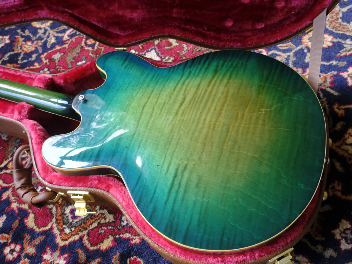 Gibson Memphis ES-335 Block 2018 Figured Aquamarine