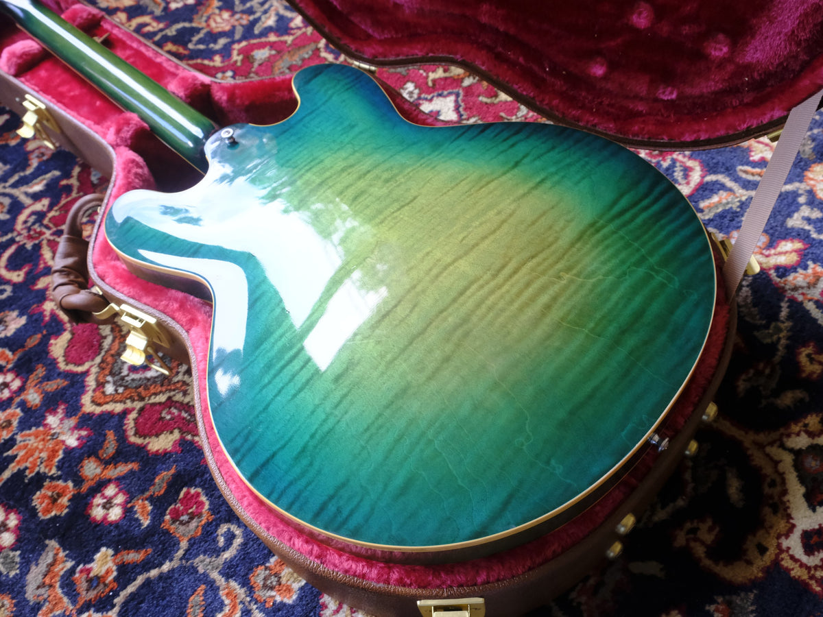 Gibson Memphis ES-335 Block 2018 Figured Aquamarine