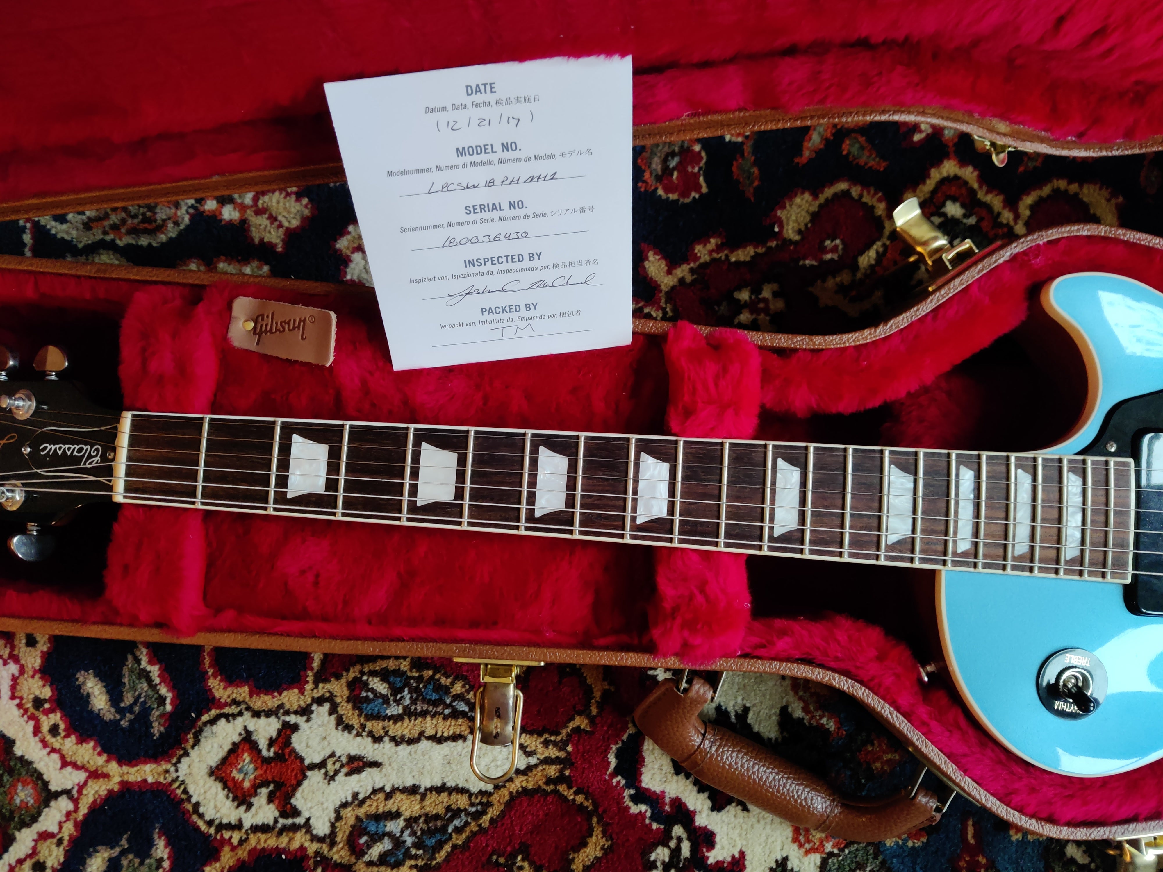 Gibson Les Paul Classic 2018 Pelham Blue – Rinkies Guitars